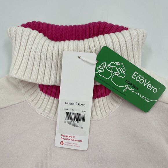Krimson Klover Sweater Womens Small Pink Ski Theme Turtleneck - Picture 6 of 9